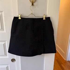 COS Black Textured Mini Skirt with Pockets